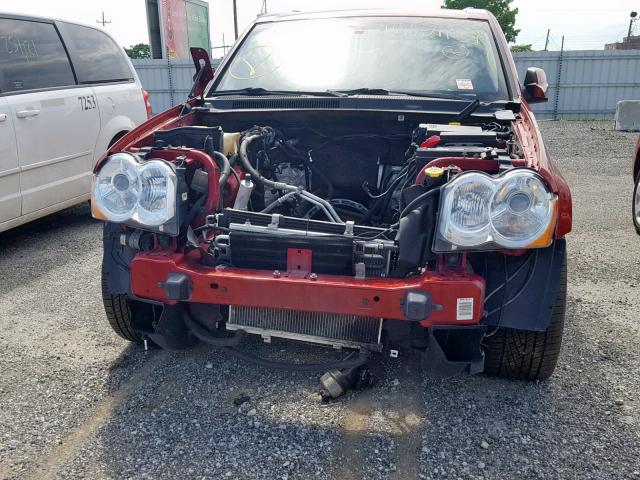 1J4RR7GW8AC149105 - 2010 JEEP GRAND CHER RED photo 9