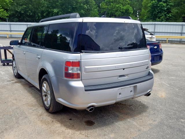 2FMGK5B83HBA08351 - 2017 FORD FLEX SE SILVER photo 3