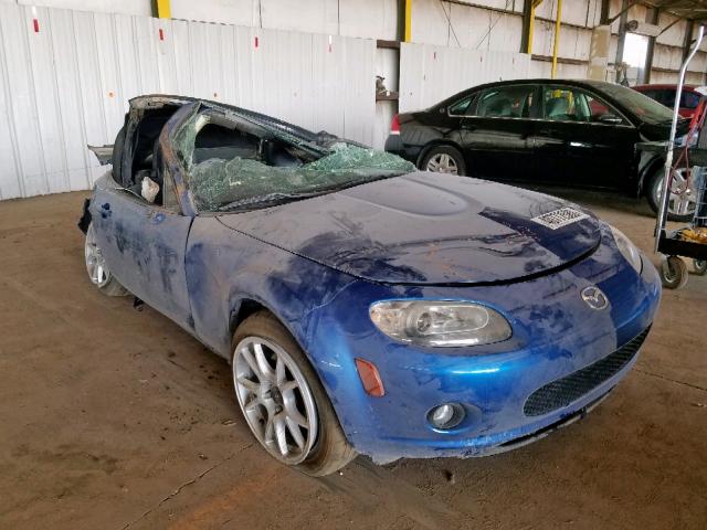 JM1NC25F760112308 - 2006 MAZDA MX-5 MIATA BLUE photo 1