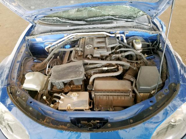 JM1NC25F760112308 - 2006 MAZDA MX-5 MIATA BLUE photo 7