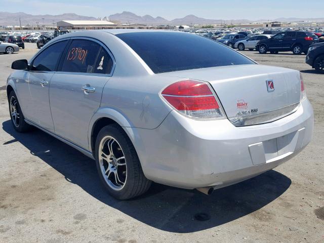 1G8ZV57B99F215409 - 2009 SATURN AURA XR SILVER photo 3