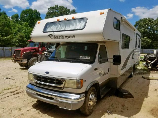 1FDXE45S72HB48728 - 2003 FORD COACHMAN WHITE photo 2