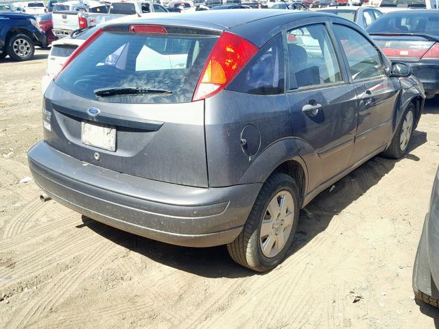 1FAFP37N37W107789 - 2007 FORD FOCUS ZX5 GRAY photo 4