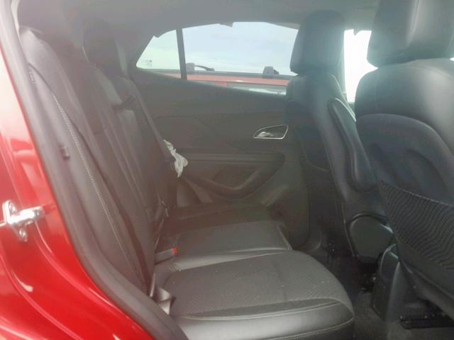 KL4CJASB5DB211858 - 2013 BUICK ENCORE RED photo 6