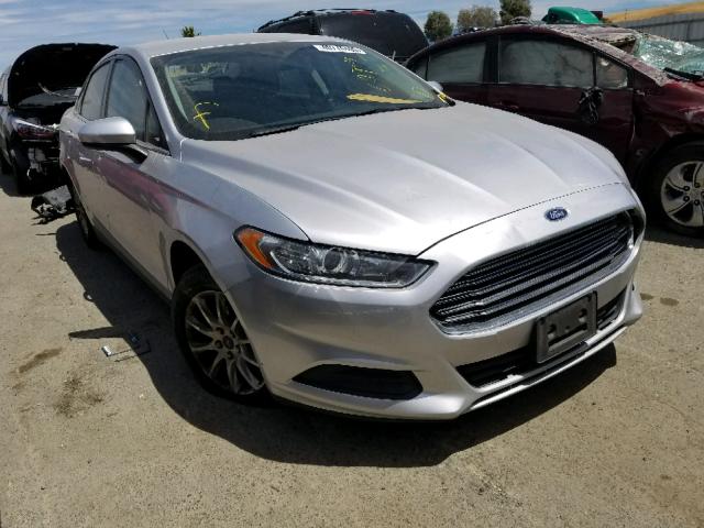 3FA6P0G75GR198924 - 2016 FORD FUSION S SILVER photo 1