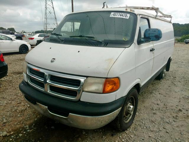 2B7JB21Y8YK119732 - 2000 DODGE RAM VAN B2 WHITE photo 2