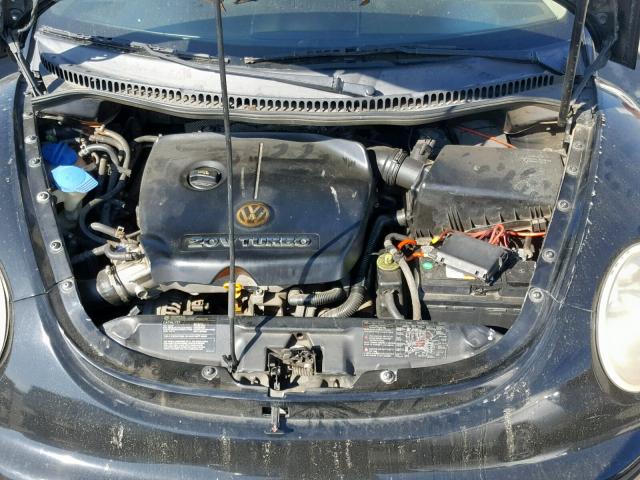 3VWCD31Y14M311444 - 2004 VOLKSWAGEN NEW BEETLE შავი ფოტო 7