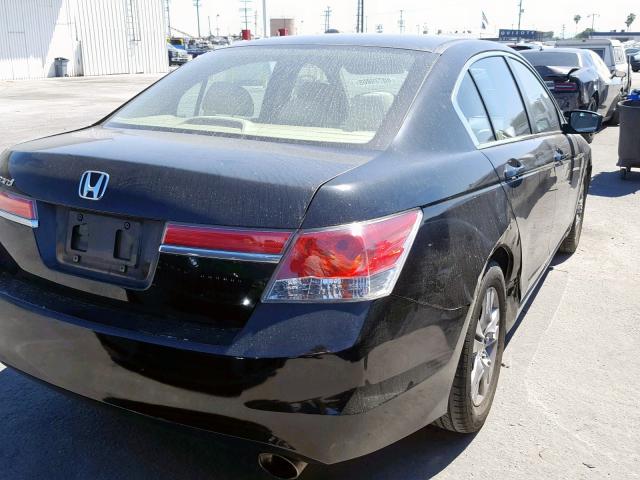 1HGCP2F47BA087473 - 2011 HONDA ACCORD LXP BLACK photo 4