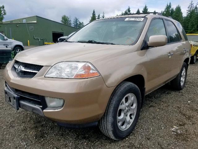 2HNYD18622H511286 - 2002 ACURA MDX TOURIN TAN photo 2