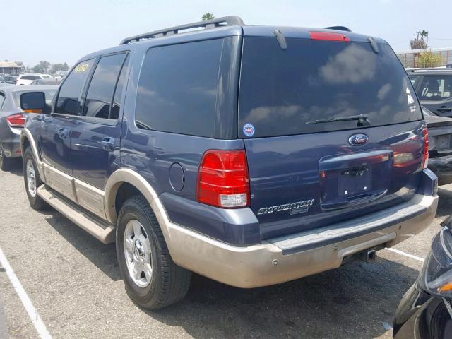 1FMPU17526LA48807 - 2006 FORD EXPEDITION BLUE photo 3