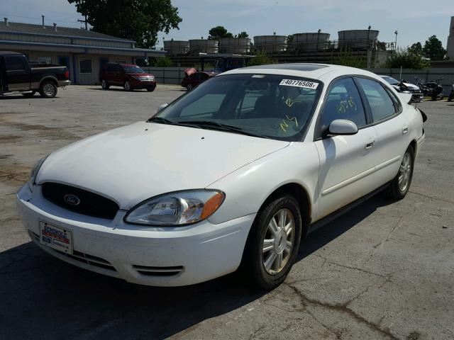 1FAFP56UX5A181063 - 2005 FORD TAURUS SEL WHITE photo 2