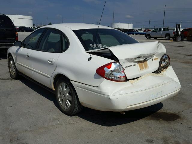 1FAFP56UX5A181063 - 2005 FORD TAURUS SEL WHITE photo 3