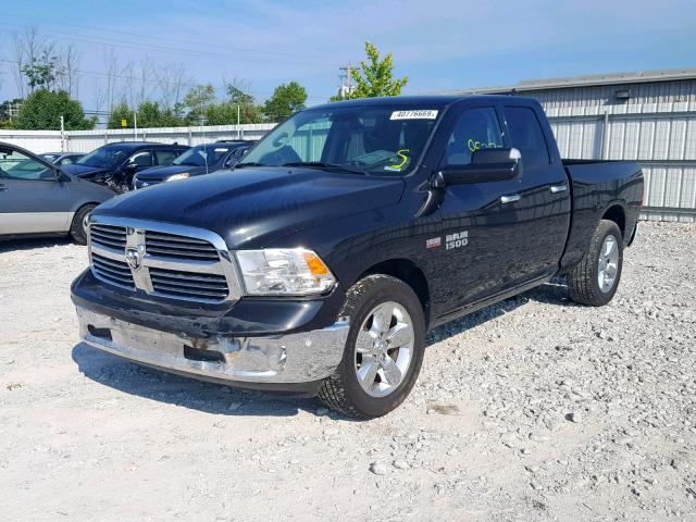 1C6RR7GT0GS295550 - 2016 RAM 1500 SLT BLACK photo 2