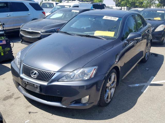 JTHBK262495100964 - 2009 LEXUS IS 250 GRAY photo 2