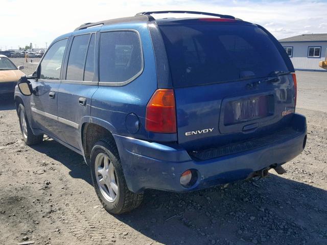 1GKDT13SX62158343 - 2006 GMC ENVOY BLUE photo 3