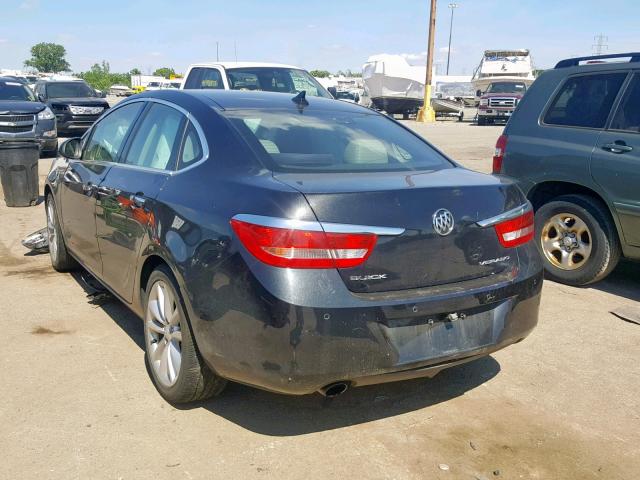 1G4PR5SK3D4225894 - 2013 BUICK VERANO CON BLACK photo 3