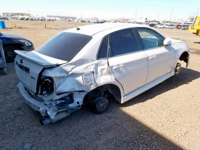 JF1GE7G62AG516796 - 2010 SUBARU IMPREZA WR WHITE photo 4