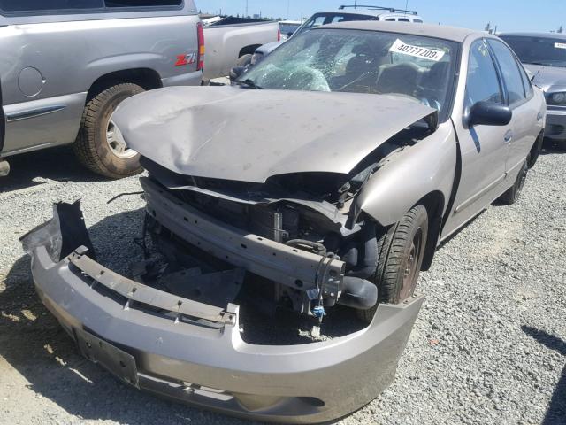 1G1JF52F557154731 - 2005 CHEVROLET CAVALIER L GOLD photo 2