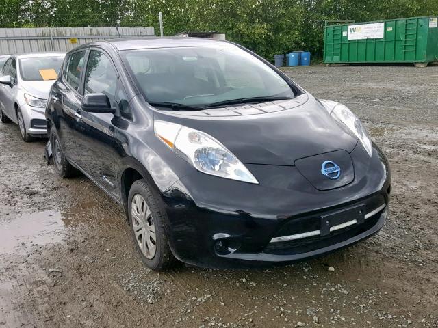 1N4AZ0CPXDC408289 - 2013 NISSAN LEAF S BLACK photo 1