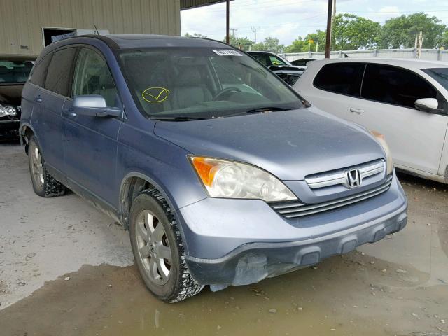 JHLRE38727C074463 - 2007 HONDA CR-V EXL BLUE photo 1