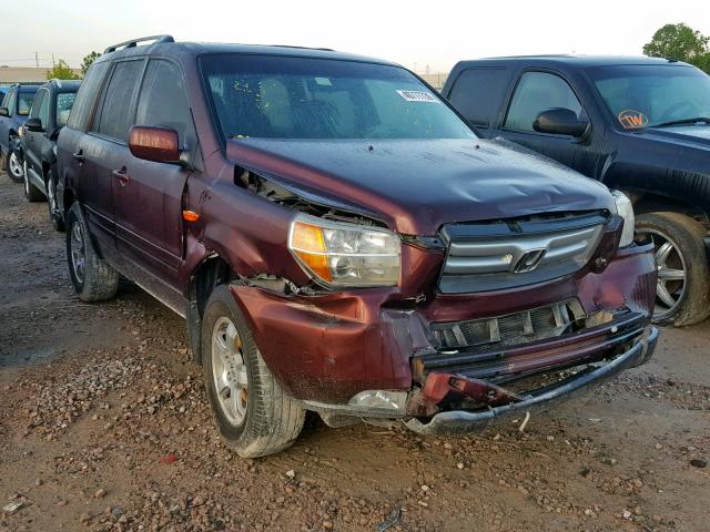 5FNYF28318B013039 - 2008 HONDA PILOT SE PURPLE photo 1