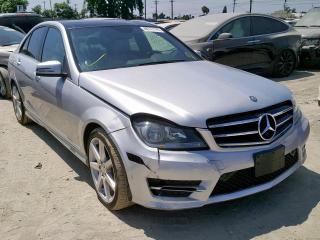 WDDGF4HB3EG237631 - 2014 MERCEDES-BENZ C 250 SILVER photo 1