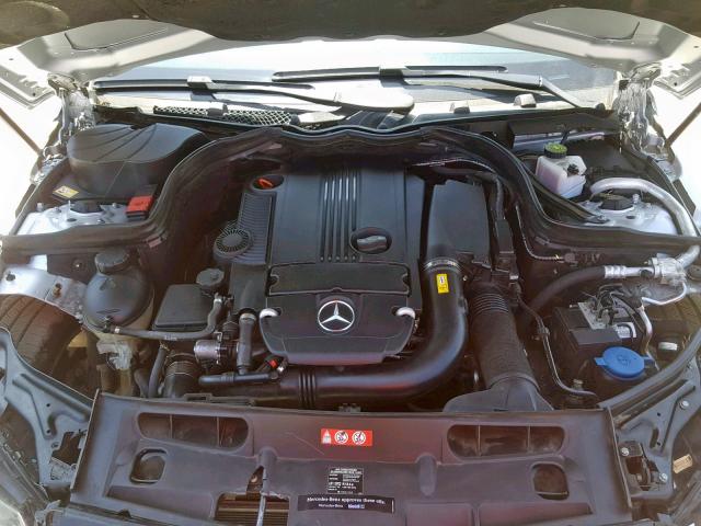 WDDGF4HB3EG237631 - 2014 MERCEDES-BENZ C 250 SILVER photo 7