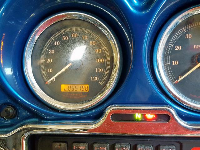 1HD1FCW125Y680575 - 2005 HARLEY-DAVIDSON FLHTCUI BLUE photo 7