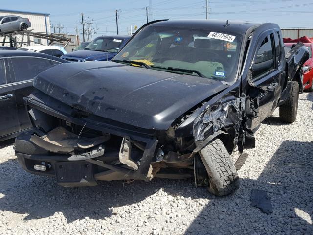 1GCEC19C49Z277890 - 2009 CHEVROLET SILVERADO BLACK photo 2