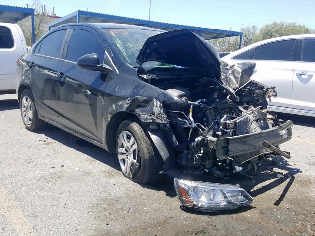 1G1JB5SH8H4149087 - 2017 CHEVROLET SONIC LS 黑色 照片 1