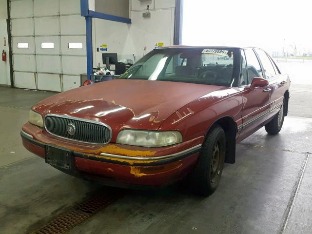 1G4HP52K7WH517795 - 1998 BUICK LESABRE CU RED photo 2