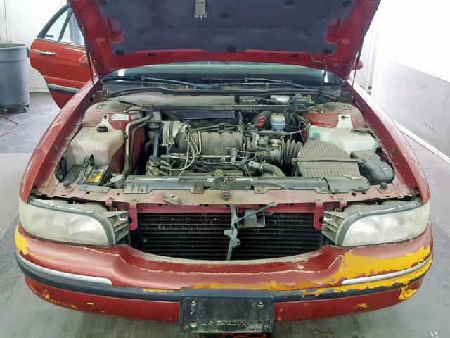 1G4HP52K7WH517795 - 1998 BUICK LESABRE CU RED photo 7