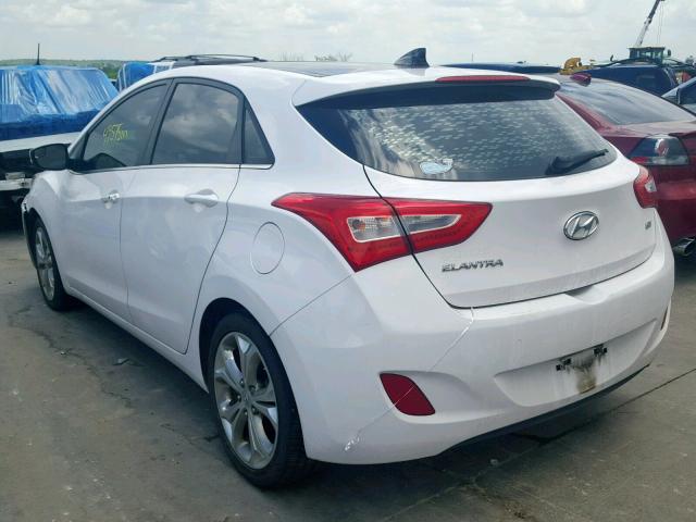 KMHD35LH9EU185054 - 2014 HYUNDAI ELANTRA GT WHITE photo 3