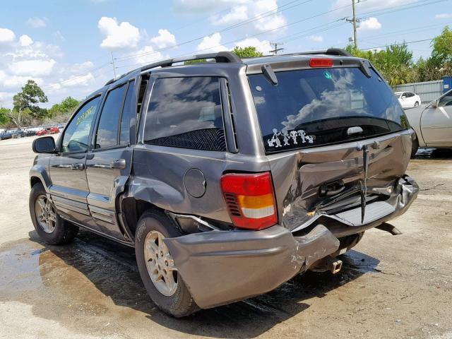 1J4G268S0XC712576 - 1999 JEEP GRAND CHER GRAY photo 3