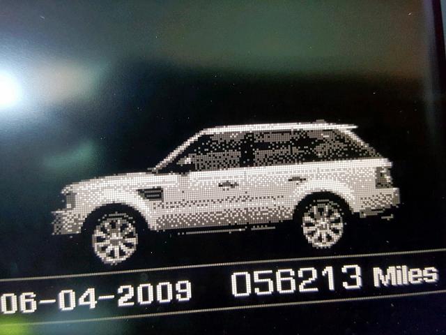 SALSK2D40DA805159 - 2013 LAND ROVER RANGE ROVE BLUE photo 8