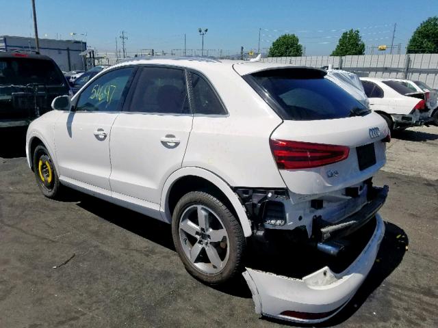 WA1BFCFS1FR004316 - 2015 AUDI Q3 PREMIUM WHITE photo 3