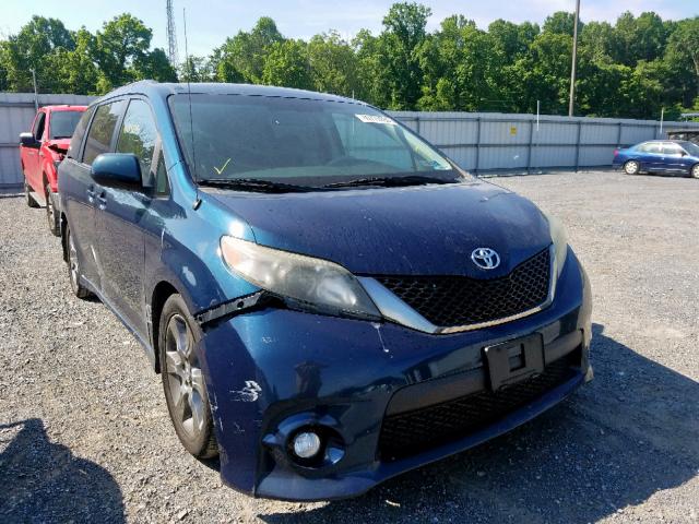 5TDXK3DC9BS135377 - 2011 TOYOTA SIENNA SPO BLUE photo 1