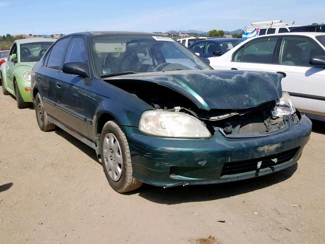 2HGEJ6611YH561175 - 2000 HONDA CIVIC BASE GREEN photo 1