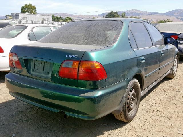 2HGEJ6611YH561175 - 2000 HONDA CIVIC BASE GREEN photo 4