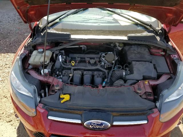 1FADP3N22DL313781 - 2013 FORD FOCUS TITA RED photo 7