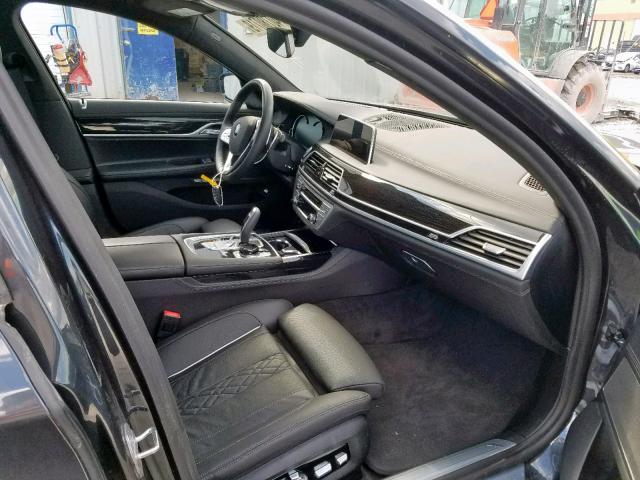 WBA7B0C55JG527327 - 2018 BMW 750 XI GRAY photo 5