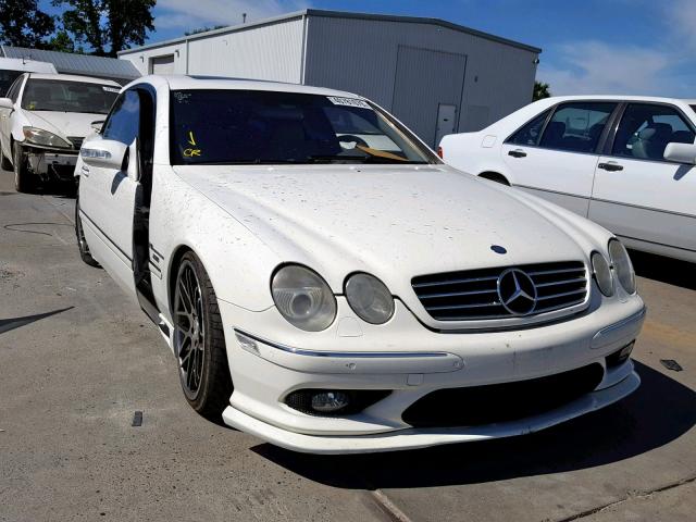 WDBPJ74J83A033462 - 2003 MERCEDES-BENZ CL 55 AMG WHITE photo 1