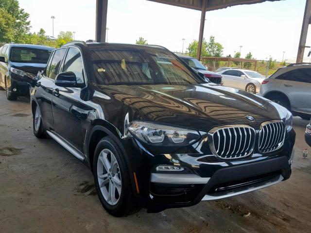 5UXTR7C50KLR47638 - 2019 BMW X3 SDRIVE3 BLACK photo 1