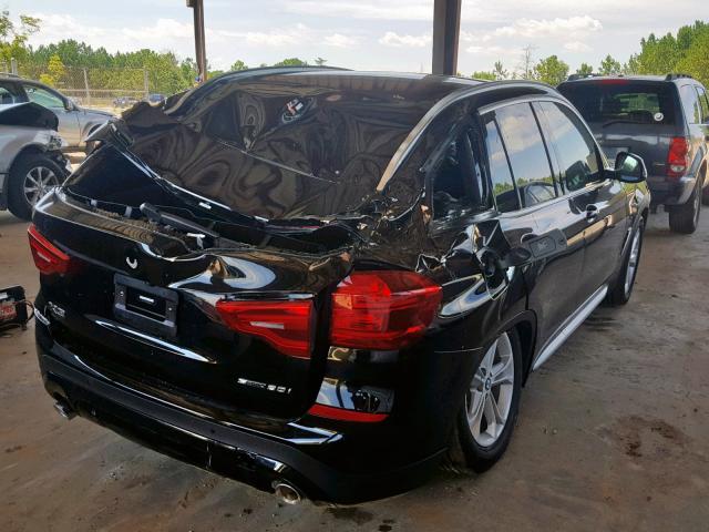 5UXTR7C50KLR47638 - 2019 BMW X3 SDRIVE3 BLACK photo 4