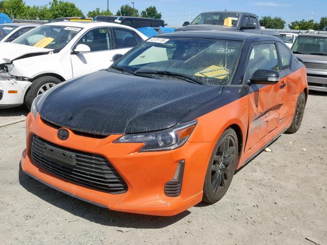 JTKJF5C75FJ006784 - 2015 TOYOTA SCION TC ნარინჯისფერი ფოტო 2