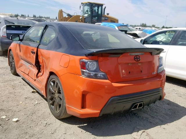 JTKJF5C75FJ006784 - 2015 TOYOTA SCION TC ნარინჯისფერი ფოტო 3
