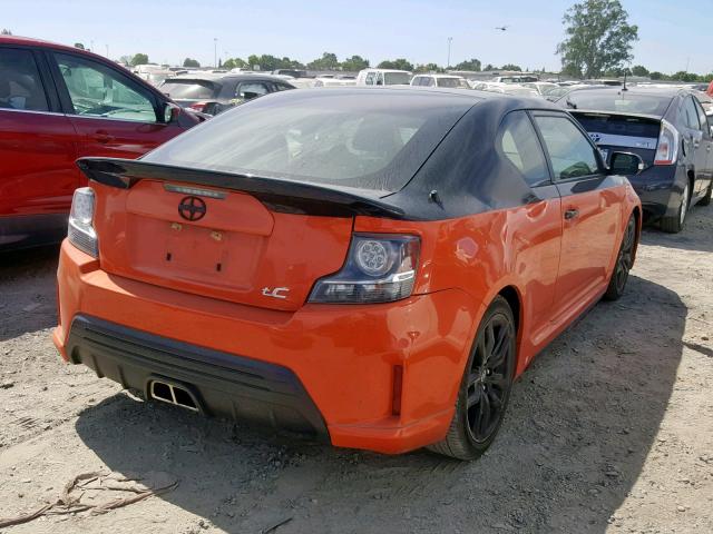 JTKJF5C75FJ006784 - 2015 TOYOTA SCION TC ნარინჯისფერი ფოტო 4