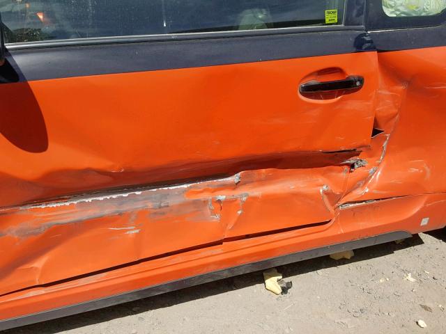 JTKJF5C75FJ006784 - 2015 TOYOTA SCION TC ნარინჯისფერი ფოტო 9