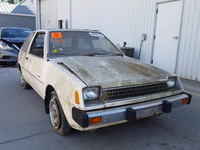 JB3BE343XBU502950 - 1981 DODGE COLT CREAM photo 1