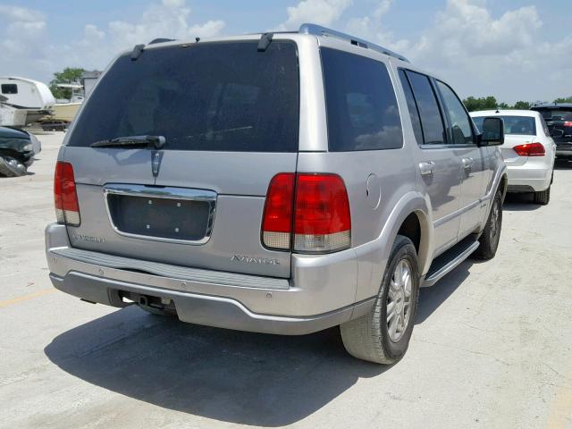 5LMEU88H04ZJ03092 - 2004 LINCOLN AVIATOR SILVER photo 4